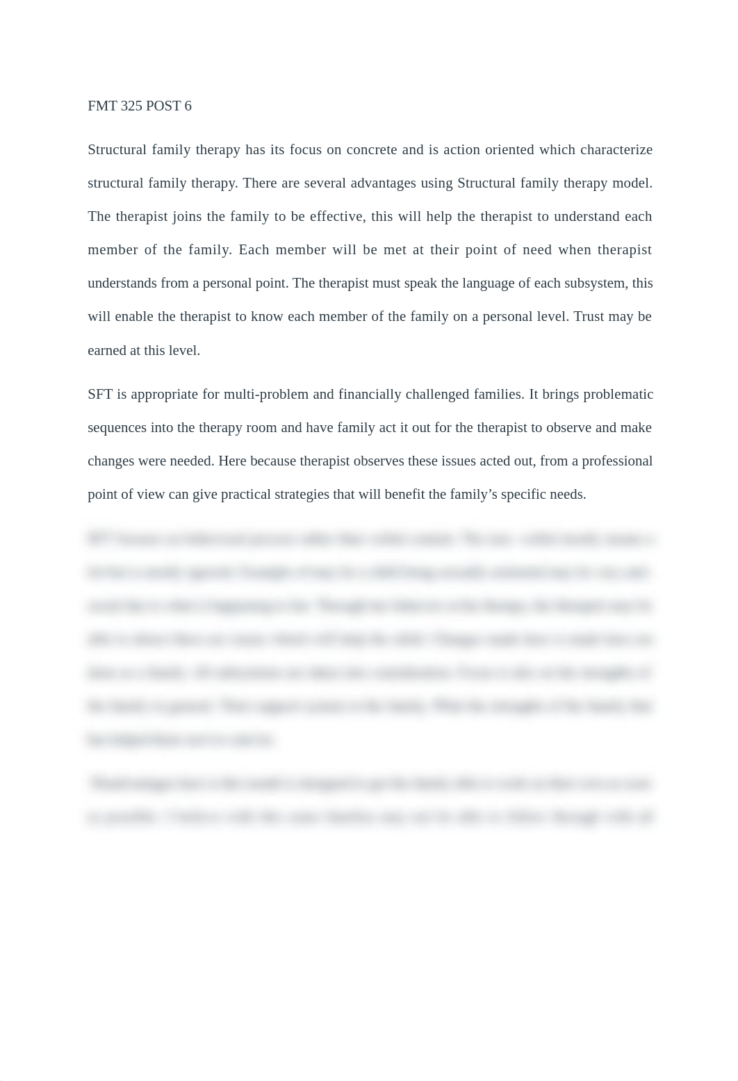 Structural family therapy has its focus on concrete and is action oriented which characterize struct_d4gmo3d8ti8_page1