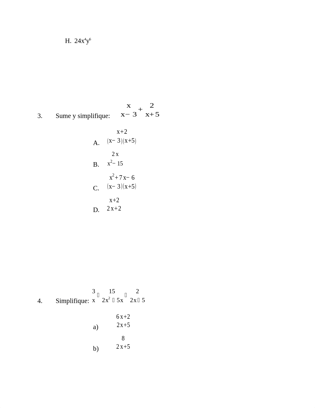 Math 112  M6 PRUEBA CORTA Suma y resta expresiones racionales examen 3.docx_d4gqq3qnbjy_page2