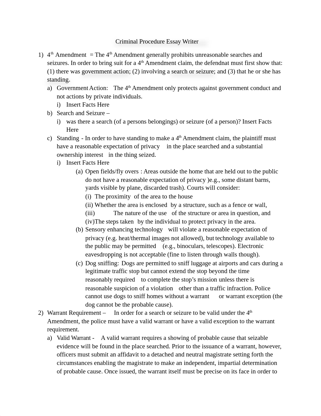 Criminal Procedure Midterm Outline FINAL.docx_d4h7gkctyo0_page1