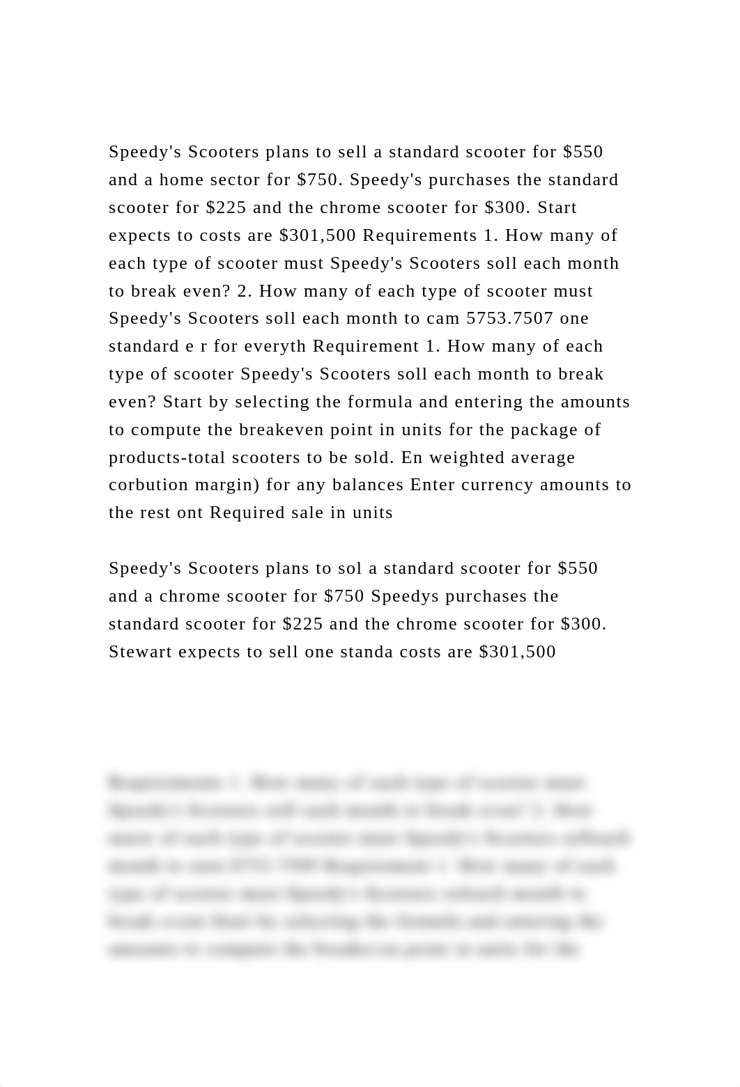 Speedys Scooters plans to sell a standard scooter for $550 and.docx_d4hf8qy8ifb_page2