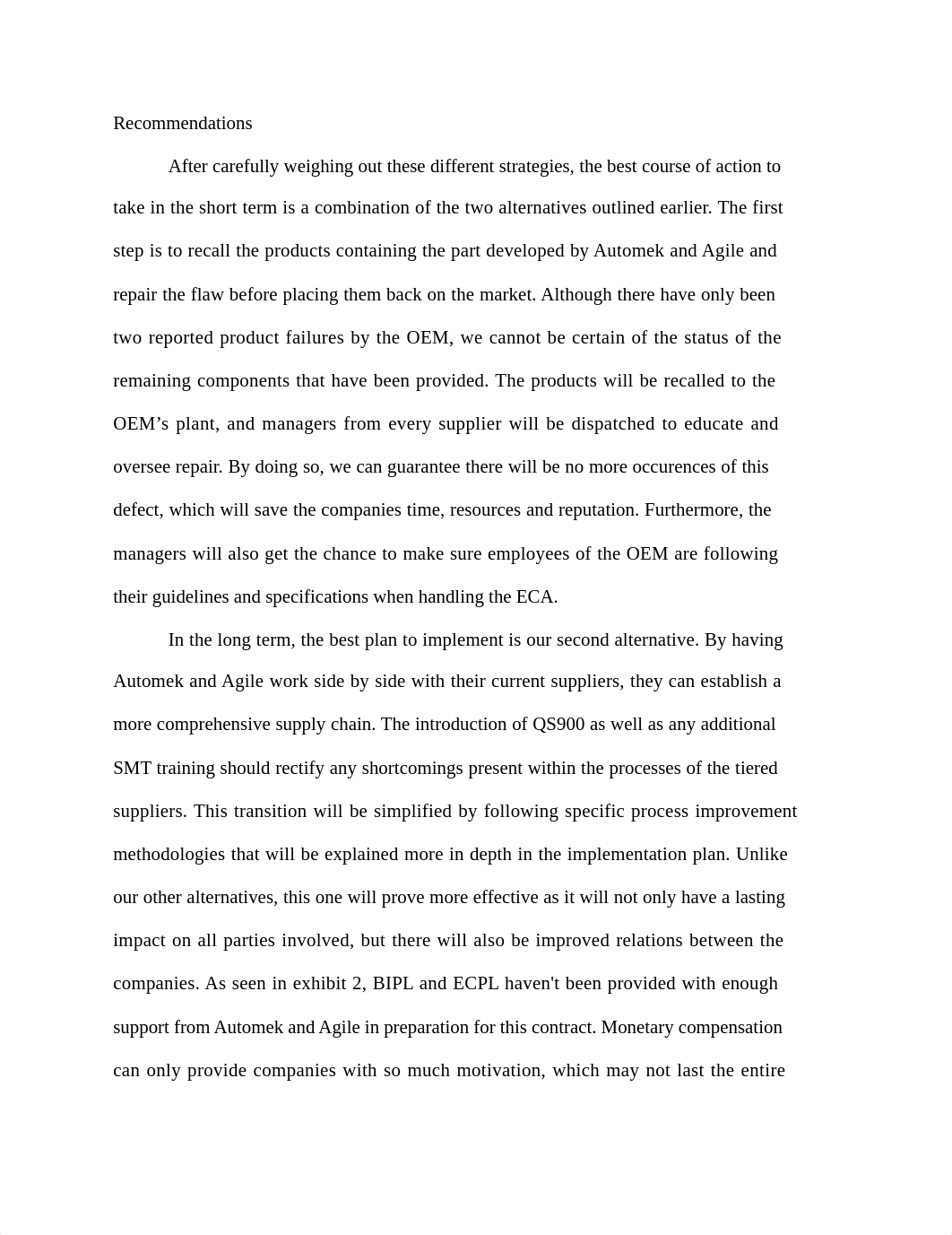 Recommendations and Implementations Agile Electric Case Study.docx_d4hheiuabo5_page1