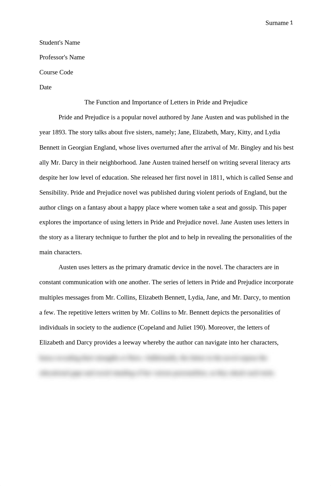 The Function and Importance of Letters in Pride and Prejudice.docx_d4i0870p3io_page1