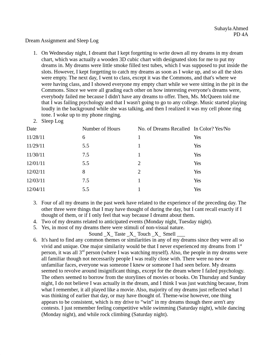 Dream Assignment and Sleep Log_d4i2rboprre_page1