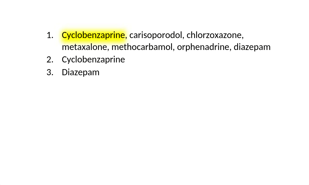 Flash Cards Chapter 20 Drugs Affecting Muscle Spasm and Spasticity.docx_d4i7utqrr2z_page2