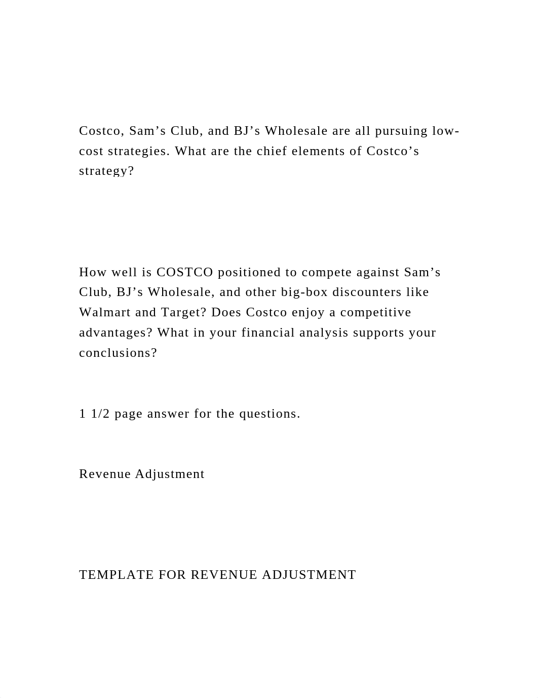 Costco, Sam's Club, and BJ's Wholesale are all pursuing low-cost.docx_d4i8gub32g2_page2