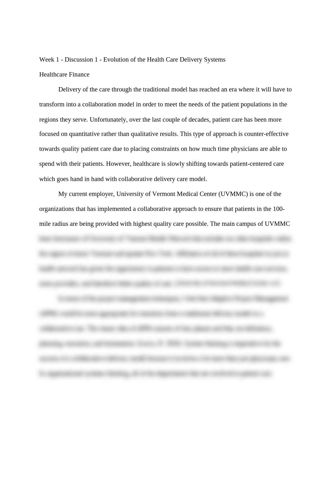 Week 1.docx Evolution of Healthcare Systems-Healthcare Finances.docx_d4if5p72oqt_page1