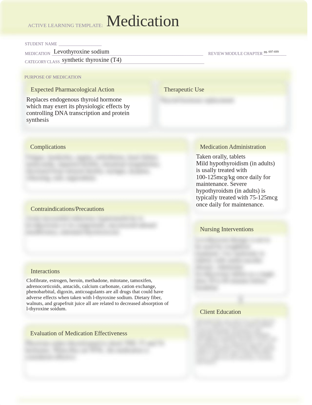 ATI medication Template - Levothyroxine.pdf_d4igo07oifw_page1