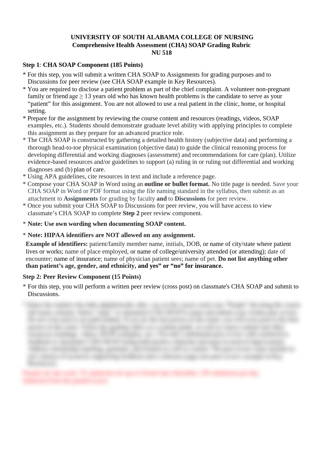 NU 518 Comprehensive Health Assessment SOAP Grading Rubric Summer 2020 (1).pdf_d4iiaarxvu3_page1