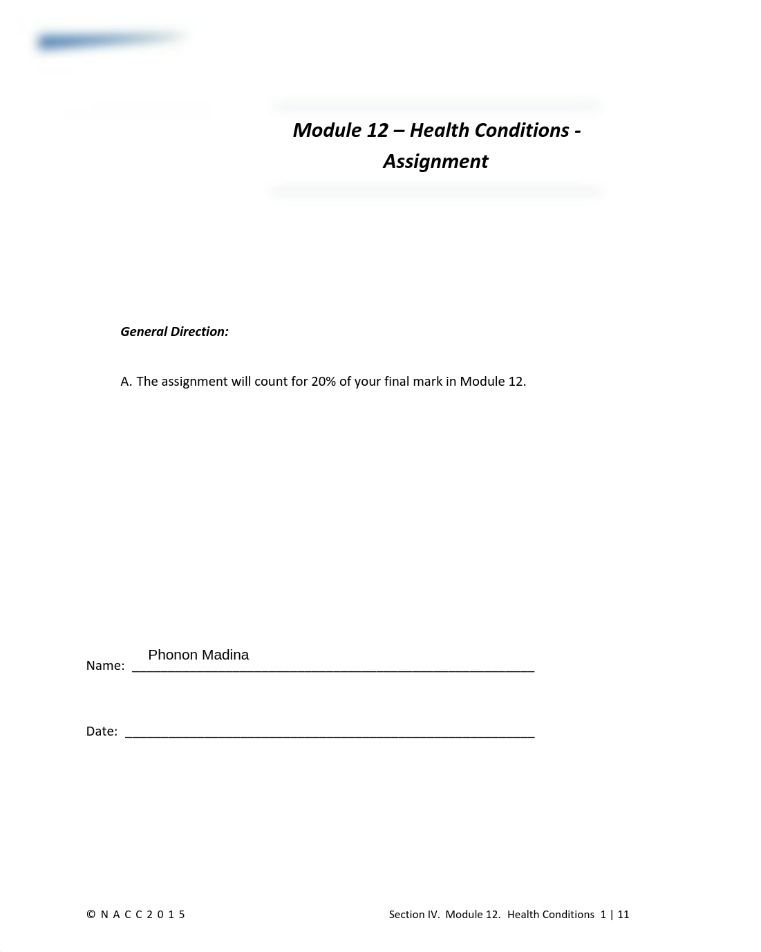 IV-13 Assignment - Module 12 Health Conditions.pdf_d4ips055v9e_page1