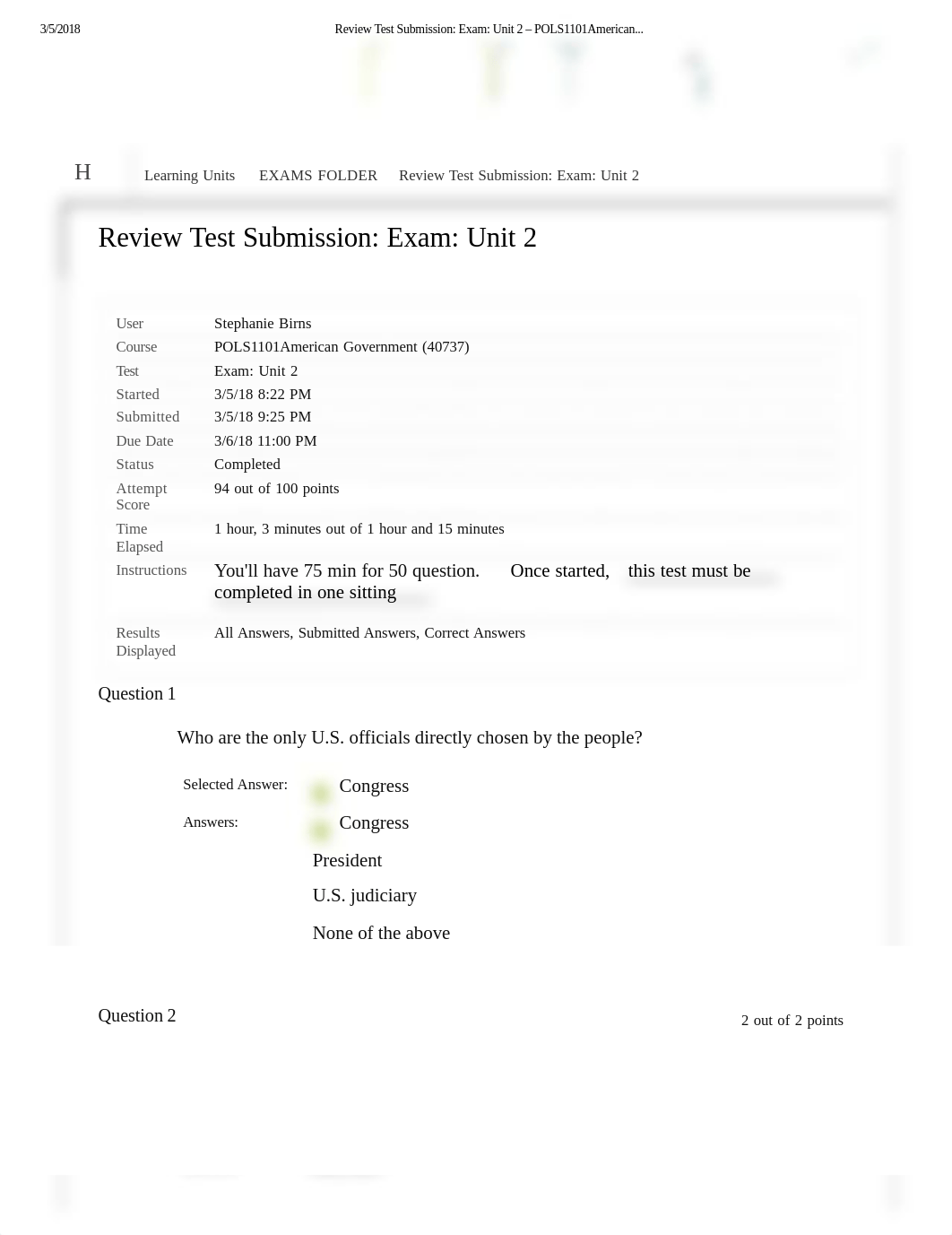 Review Test Submission_ Exam_ Unit 2 - POLS1101-American..pdf_d4j1ykpoij2_page1