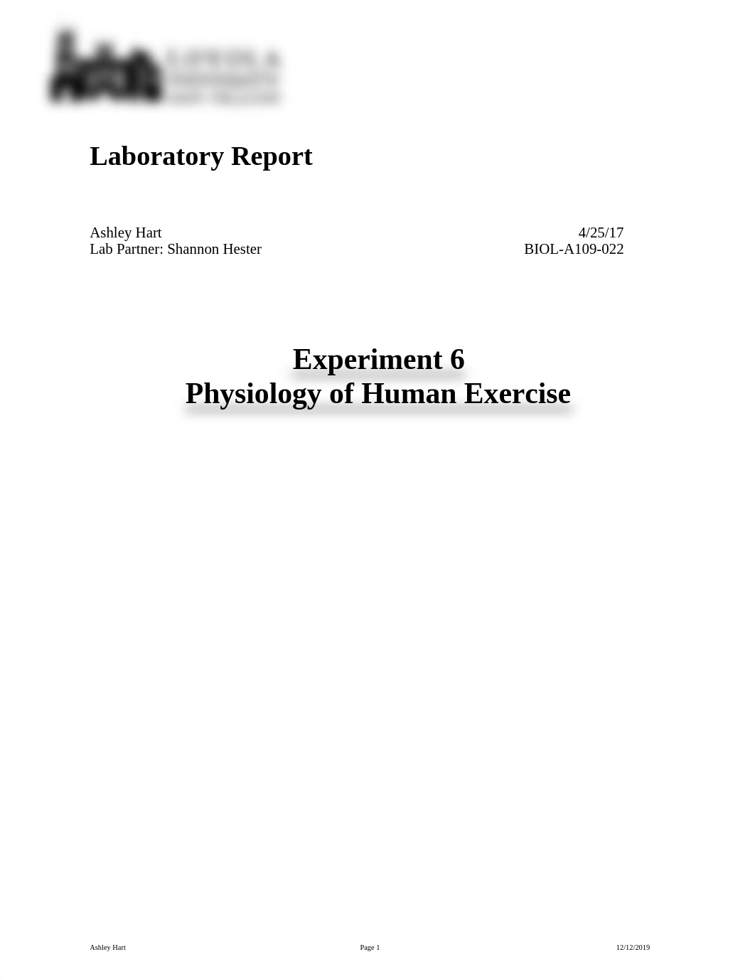 Human Exercise Physiology Lab Report Ashley Hart.docx_d4j3eev6j25_page1