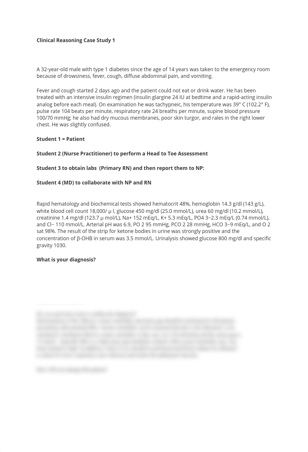 Clinical Reasoning Case Study 1 DKA with answers updated May 30 2019.docx_d4jdhpe7k7r_page1