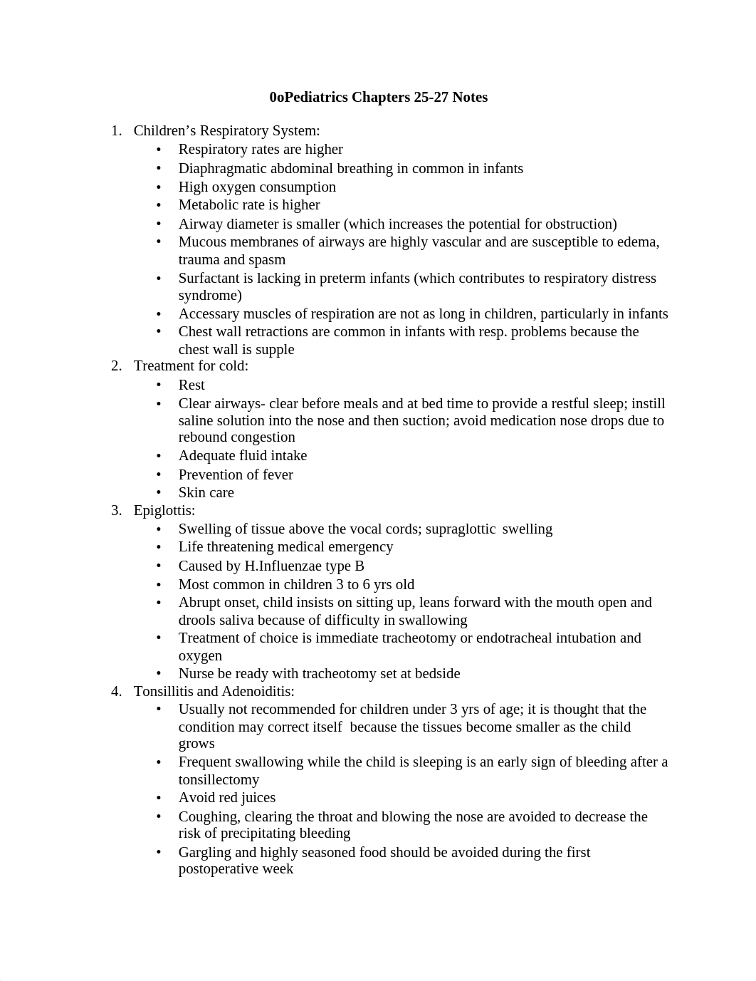 Pediatrics Chapters 25-27 Notes_d4jej7819l1_page1