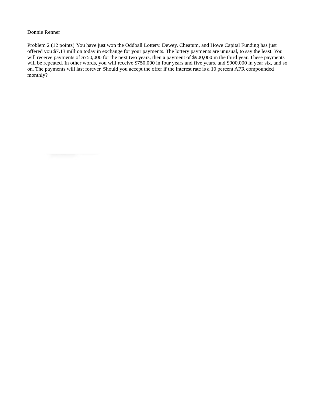 Donnie Renner B00598897 FIN 6100 Exam 1 Fall 2019 blank.xlsx_d4jg7r97fp1_page3