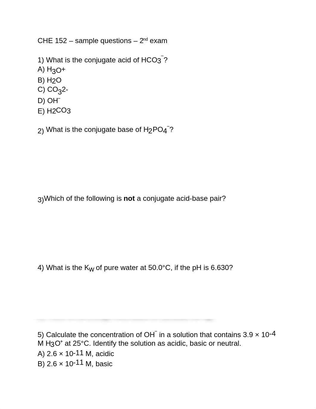 CHE 152- Sample questions for 2nd exam - spring 2017(1).docx_d4jv13uvde3_page1