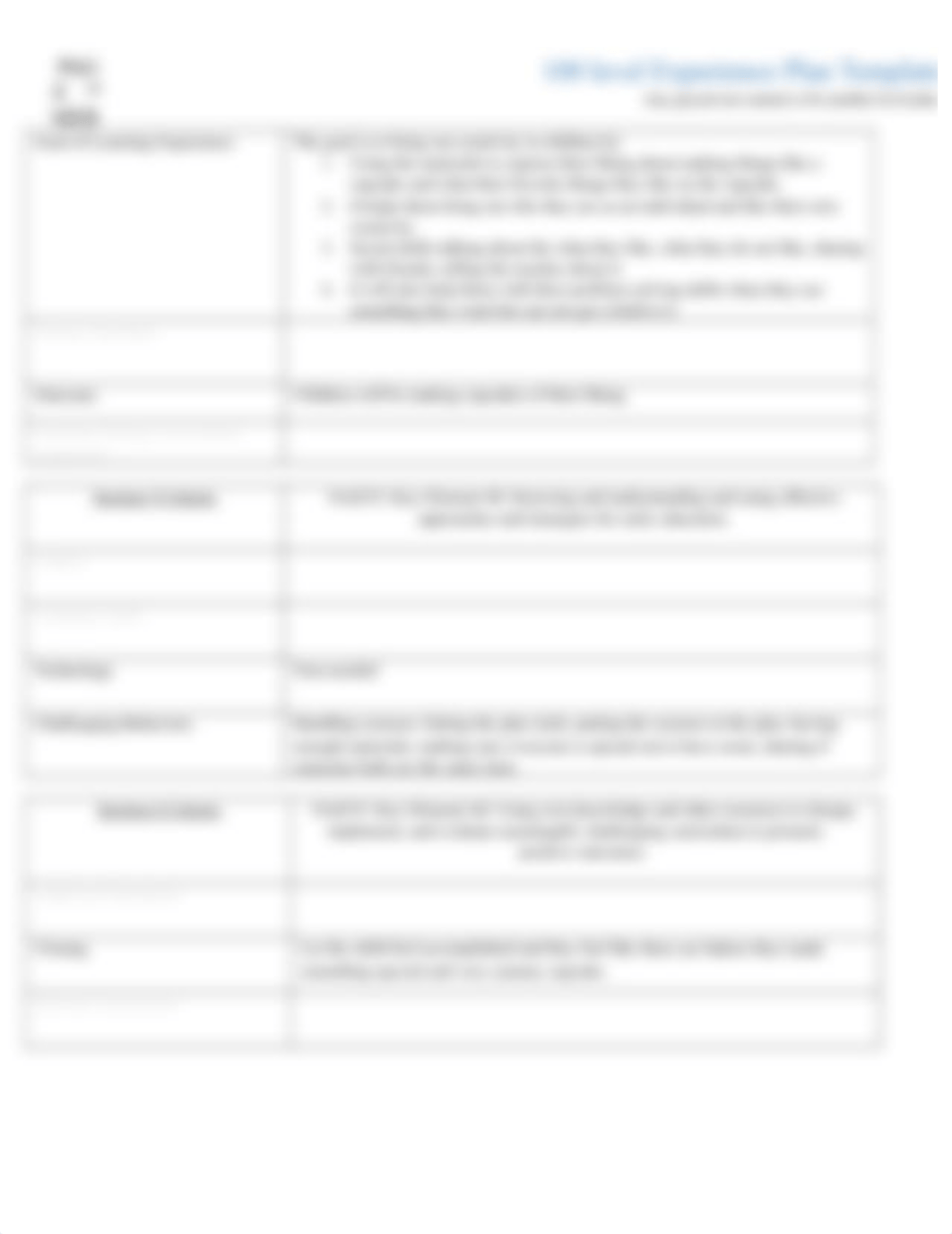 100 Level Learning Experience Plan Template by shamauria .docx_d4k3s15arjn_page2