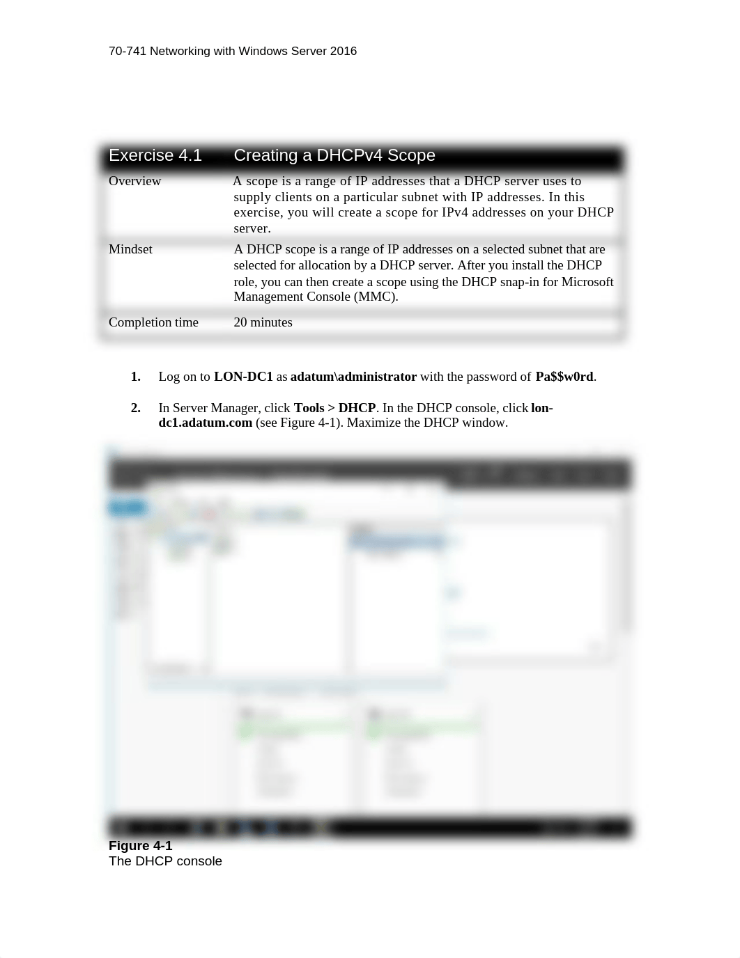 LAB 4INSTALLING AND CONFIGURING DHCP .docx_d4k3u23z9qc_page3