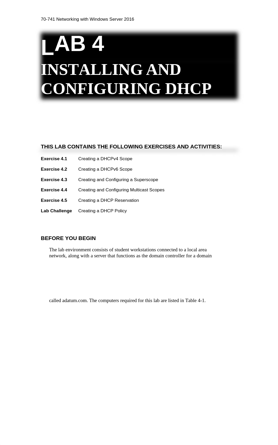 LAB 4INSTALLING AND CONFIGURING DHCP .docx_d4k3u23z9qc_page1