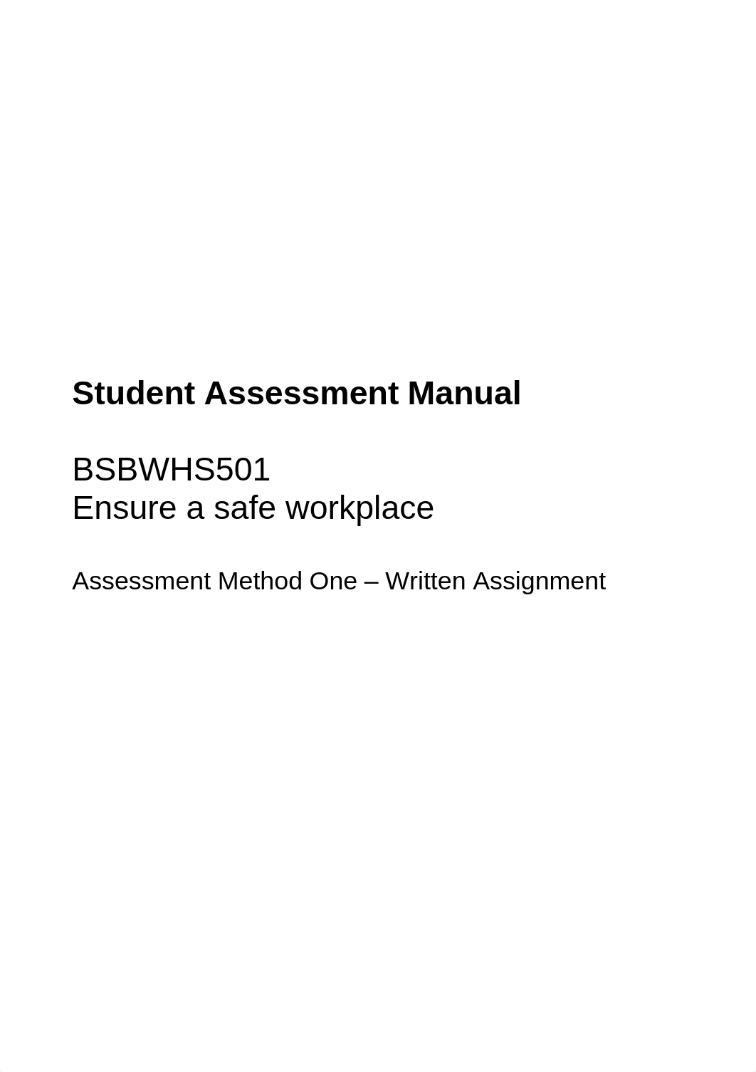 BSBWHS501 Assessment Method      One.docx_d4kkdijkzzo_page1