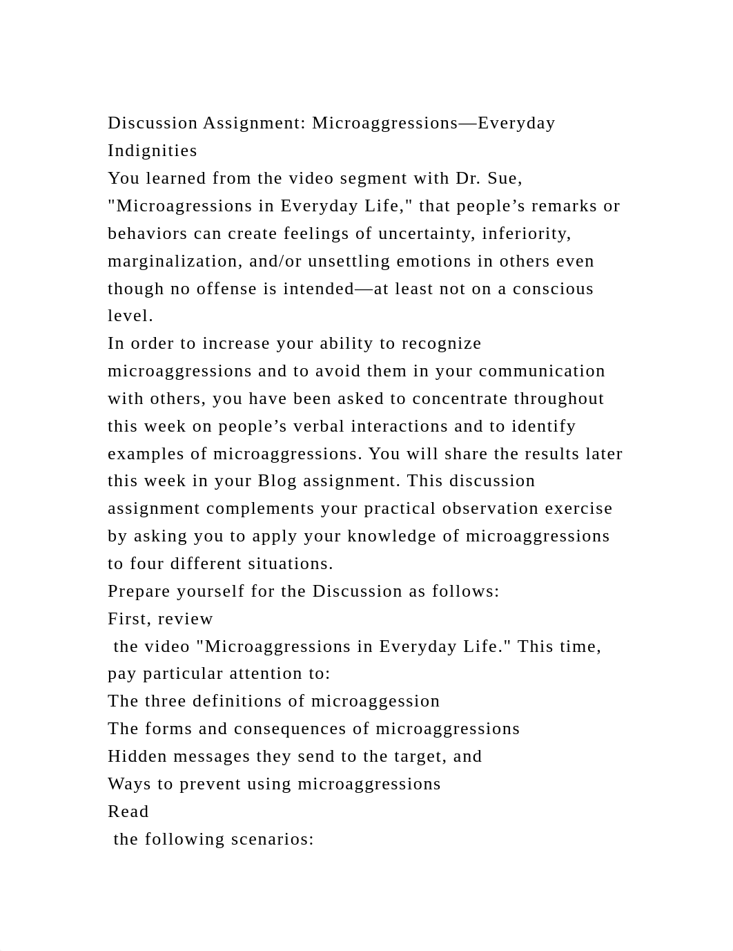 Discussion Assignment Microaggressions—Everyday IndignitiesYou le.docx_d4l1a6fadtv_page2