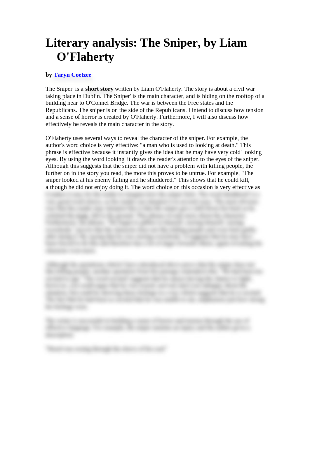 Sniper Literary analysis_d4l2wry3yla_page1