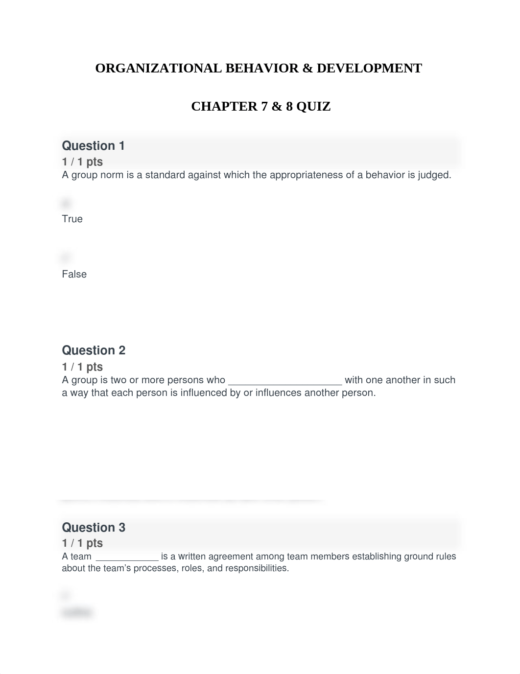 ORGANIZATIONAL BEHAVIOR & DEVELOPMENT Chapter 7 & 8 Quiz.docx_d4l6lp4x4d6_page1