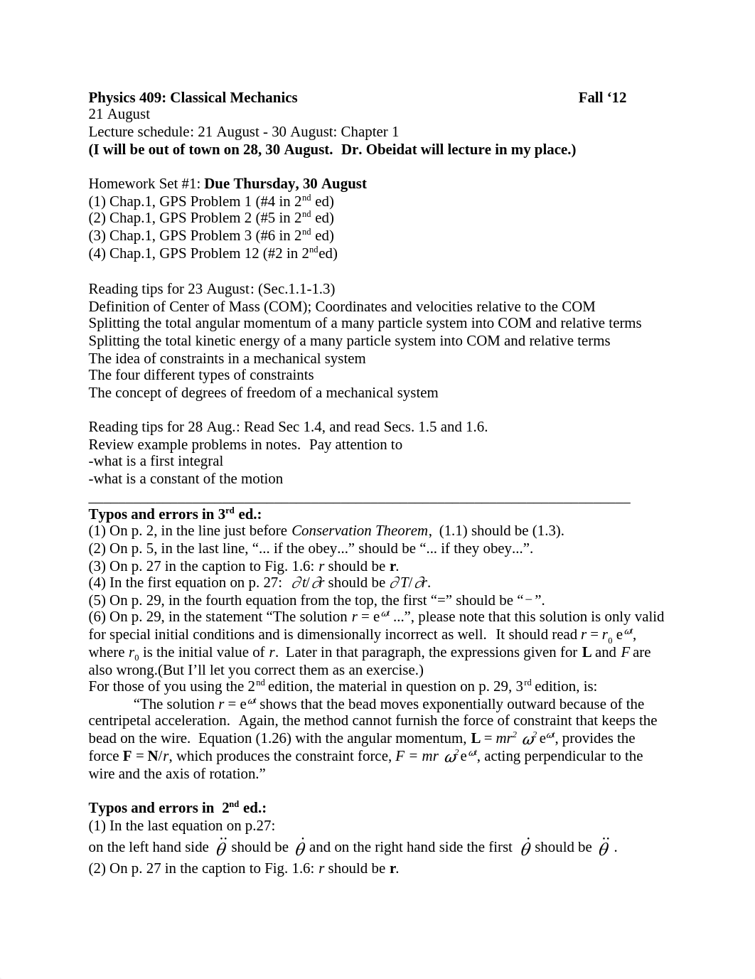 Classical Mechanics Homework & Solution_d4laz5rki4x_page1