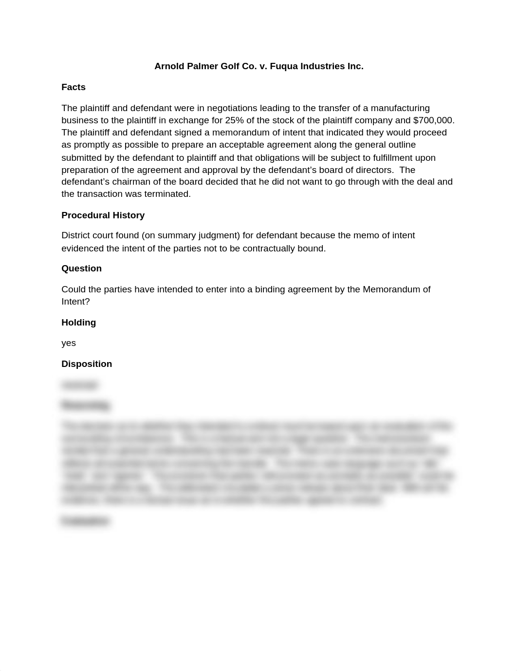 Arnold Palmer Golf Co. v. Fuqua Industries Inc_d4lj7uk6b66_page1