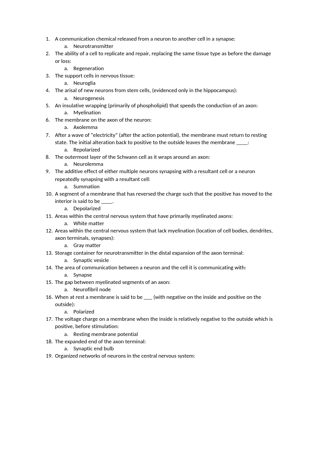 Nervous System Physiology terms quiz.docx_d4lt7u31dcf_page1