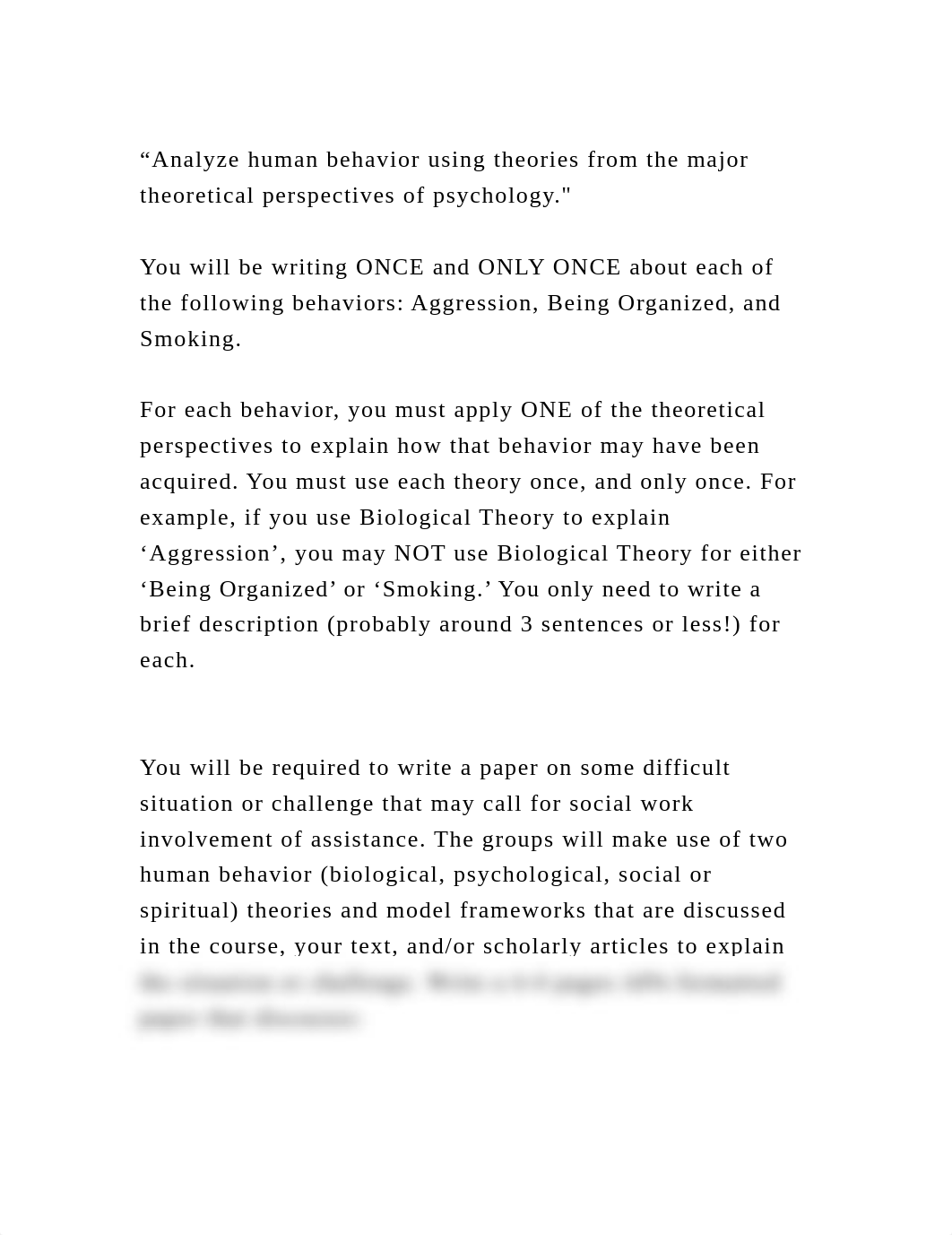 "Analyze human behavior using theories from the major theoretical pe.docx_d4m1dyjdvuc_page2