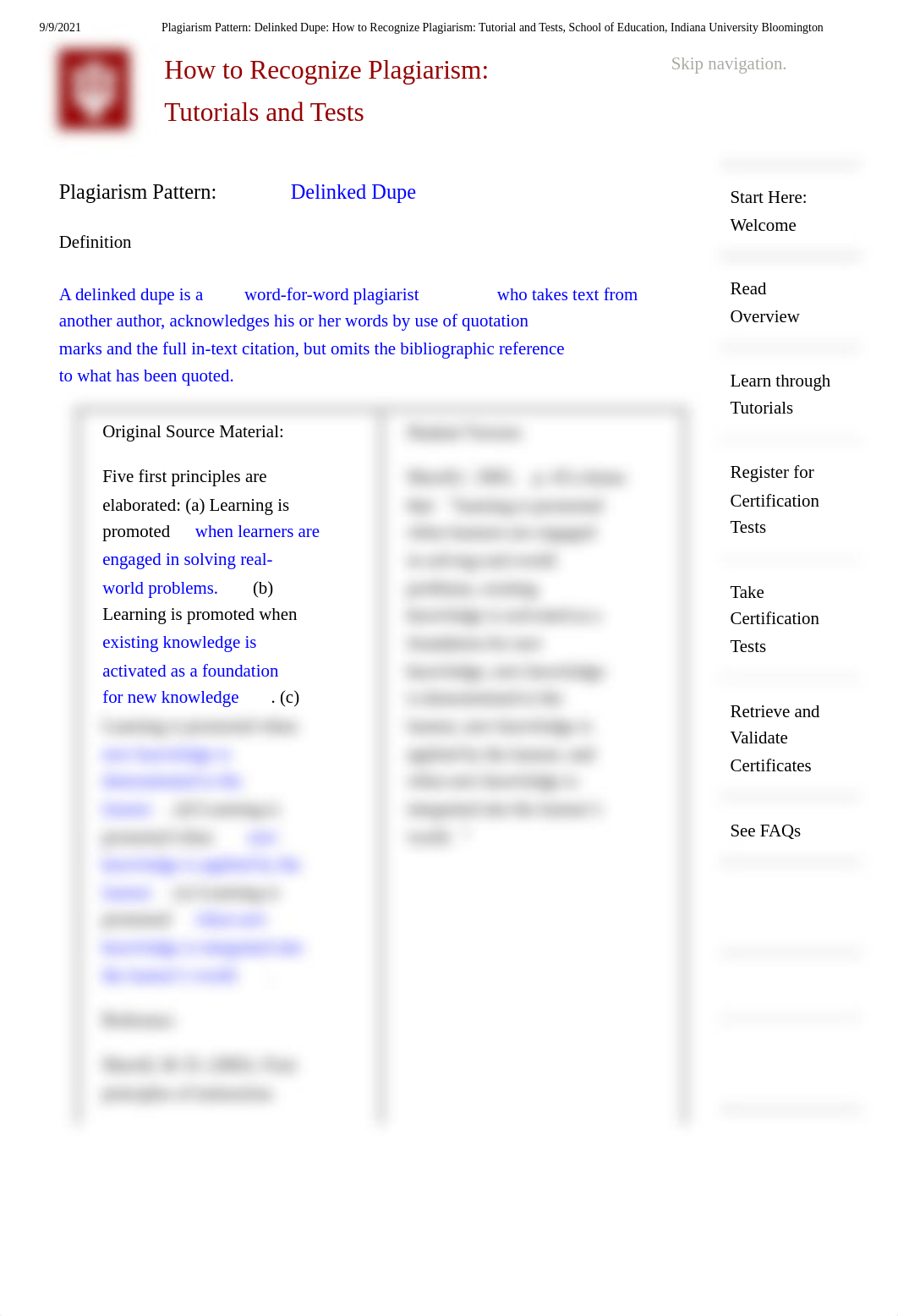 Plagiarism Pattern_ Delinked Dupe_ How to Recognize Plagiarism_ Tutorial and Tests, School of Educat_d4m1t4ja9zf_page1