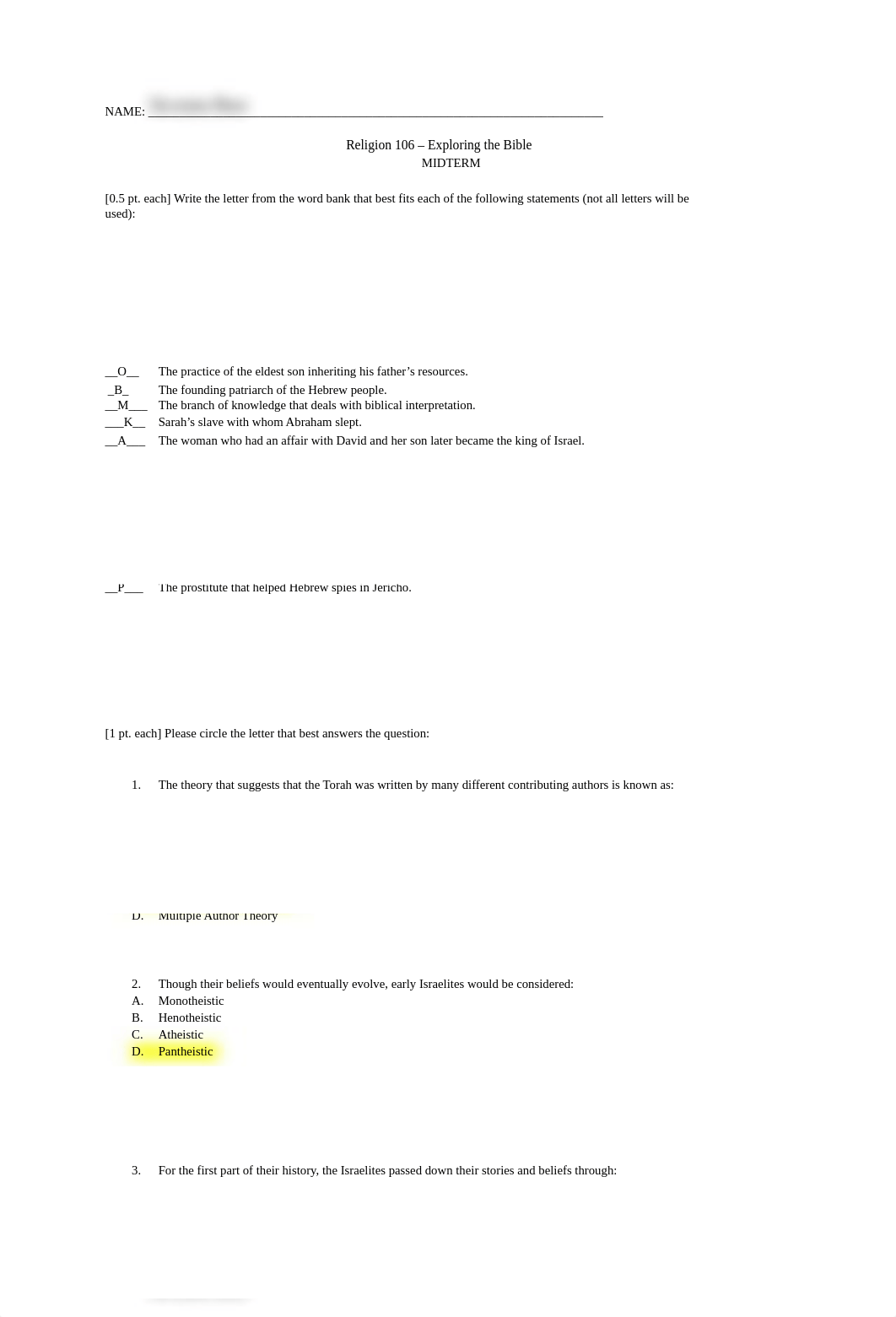 Religion 106 Midterm.pdf_d4m358i85ja_page1