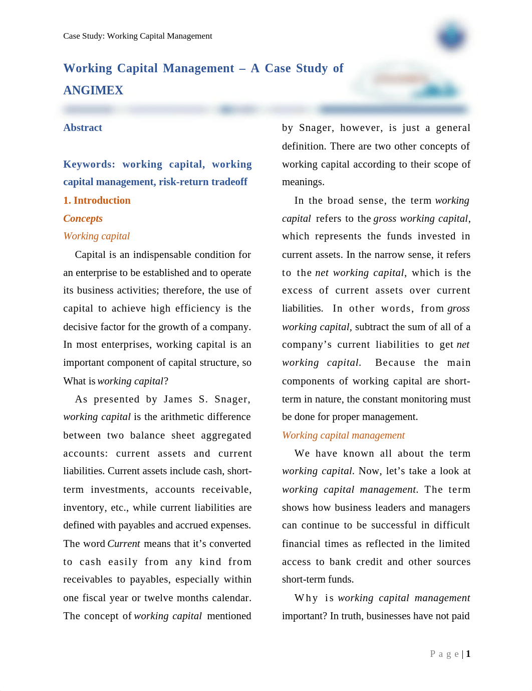 Working Capital Management - A Case Study of ANGIMEX.docx_d4m4ku2vxge_page1