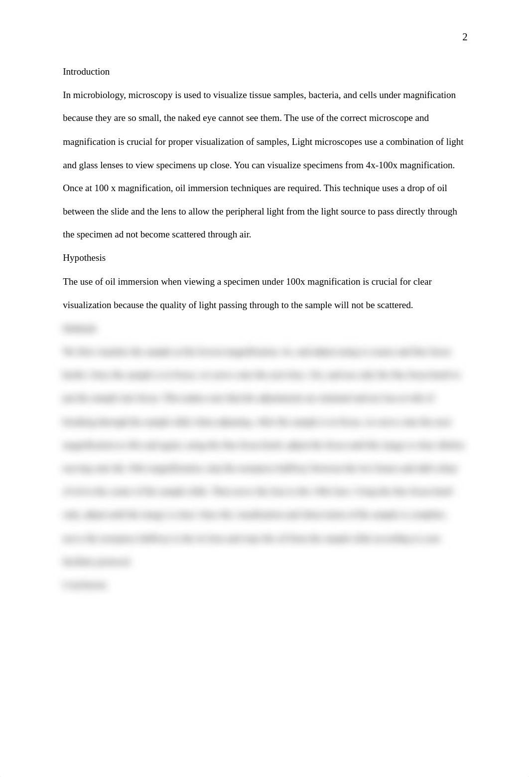 Lab Report #10- Microscopy - Oil Immersion.docx_d4mgsioh3uo_page2