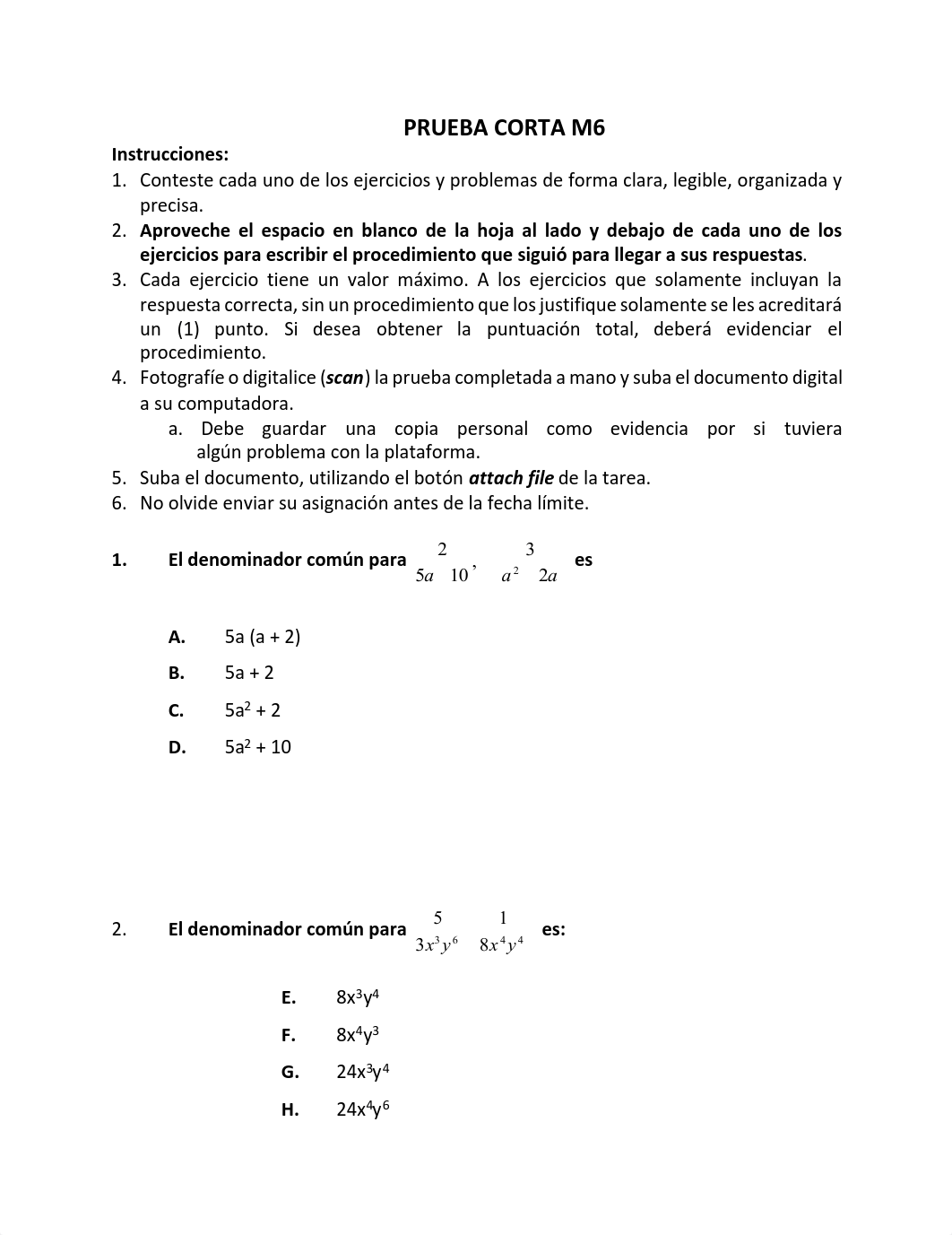 Math 112  M6 PRUEBA CORTA Suma y resta expresiones racionales.pdf_d4mhfi4igqu_page1