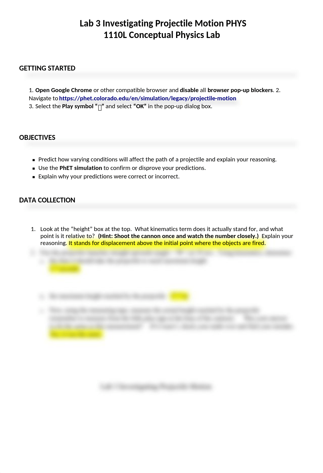 Lab 3 -- INVESTIGATING PROJECTILE MOTION 2.docx_d4mhthzgk6j_page1