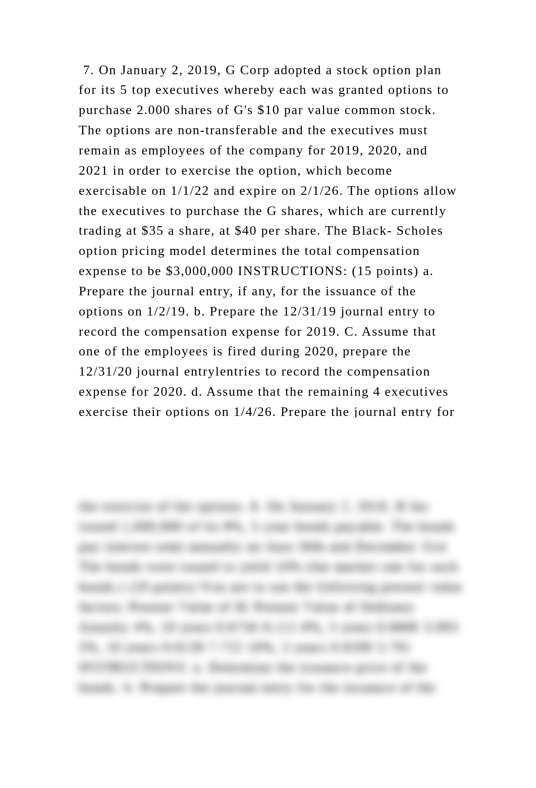 7. On January 2, 2019, G Corp adopted a stock option plan for its 5 t.docx_d4mjr8q34uz_page2
