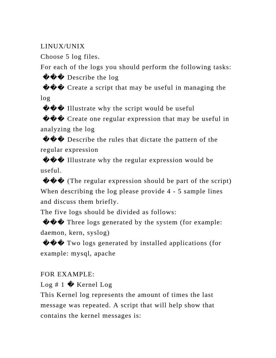 LINUXUNIXChoose 5 log files.For each of the logs you should per.docx_d4mp52pfcgw_page2
