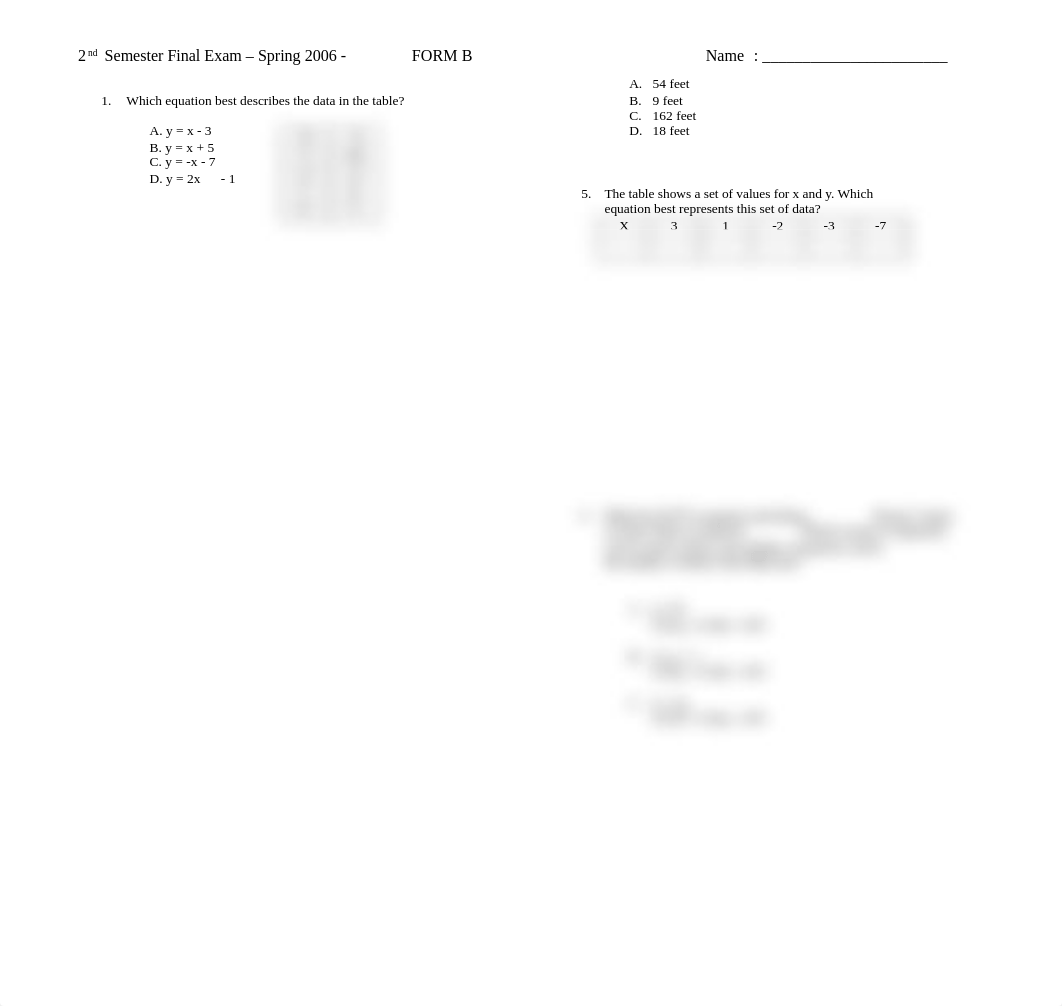 Algebra I - Spring Final 2006 FORM B.doc_d4n65por6wg_page1