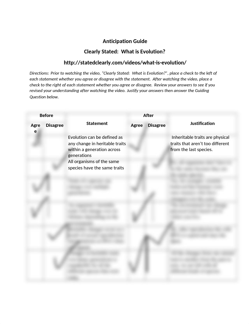 What is Evolution Anticipation Guide SC.7.L.15.2.docx_d4nadwmxmx0_page1