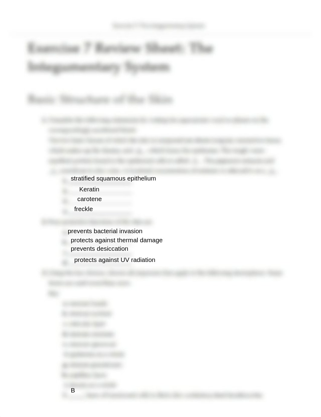 Ex07 Review sheet - The Integumentary System (1).pdf_d4nvg0a61lb_page1