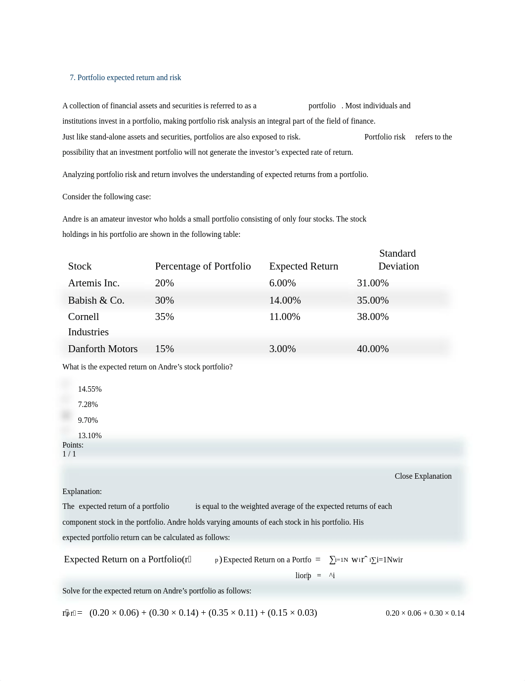 Ch.8_Assignment7_Portfolio expected return and risk.docx_d4nw4m1o2au_page1