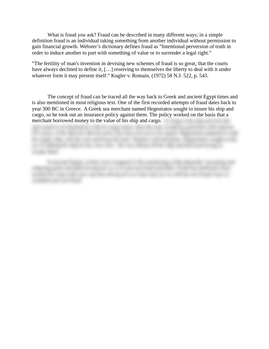 The concept of fraud can be traced all the way back to Greek and ancient Egypt times and is also men_d4o44ovaxnc_page1