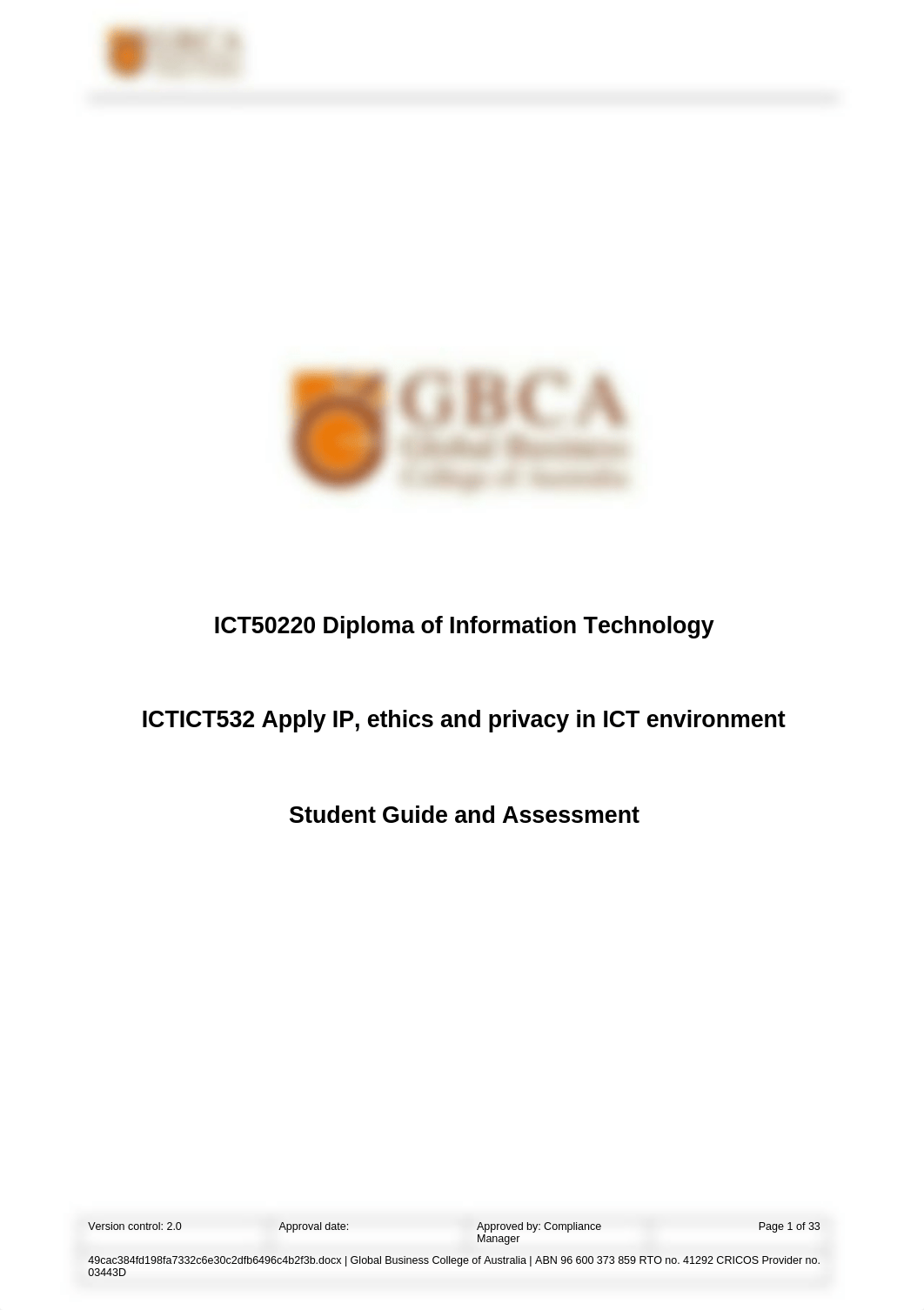 Student Guide and Assessment - ICTICT532 version 2 (1).docx_d4o50058exp_page1