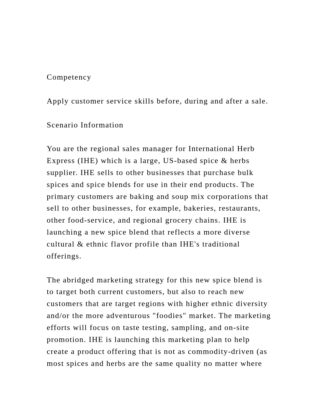 CompetencyApply customer service skills before, during and a.docx_d4ocxd2vfx4_page2