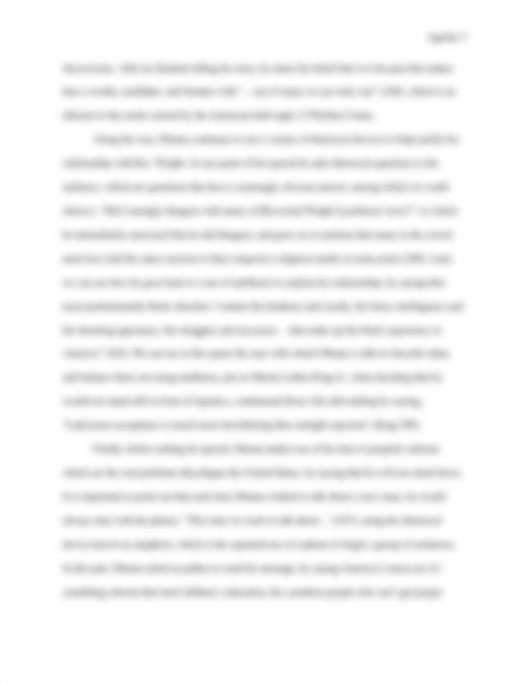 Rhetorical Analysis of Barack Obama's "A More Perfect Union"_d4od10m2axd_page2