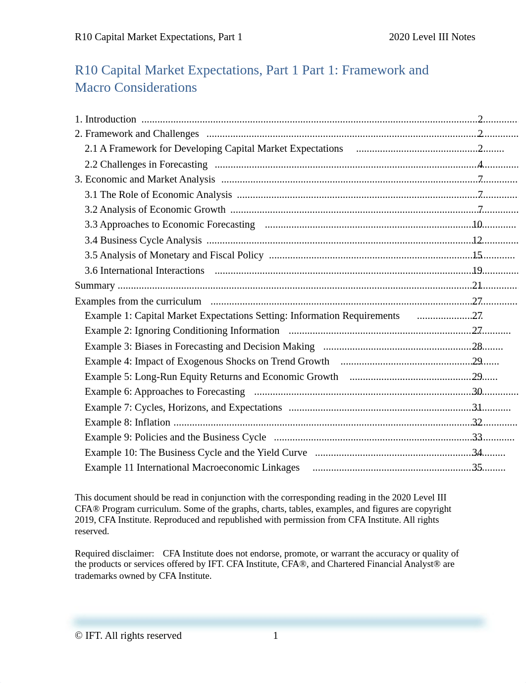 R10_Capital_Market_Expectations_Part_1_Framework_and_Macro_Considerations_IFT_Notes.pdf_d4oet3kod0u_page1