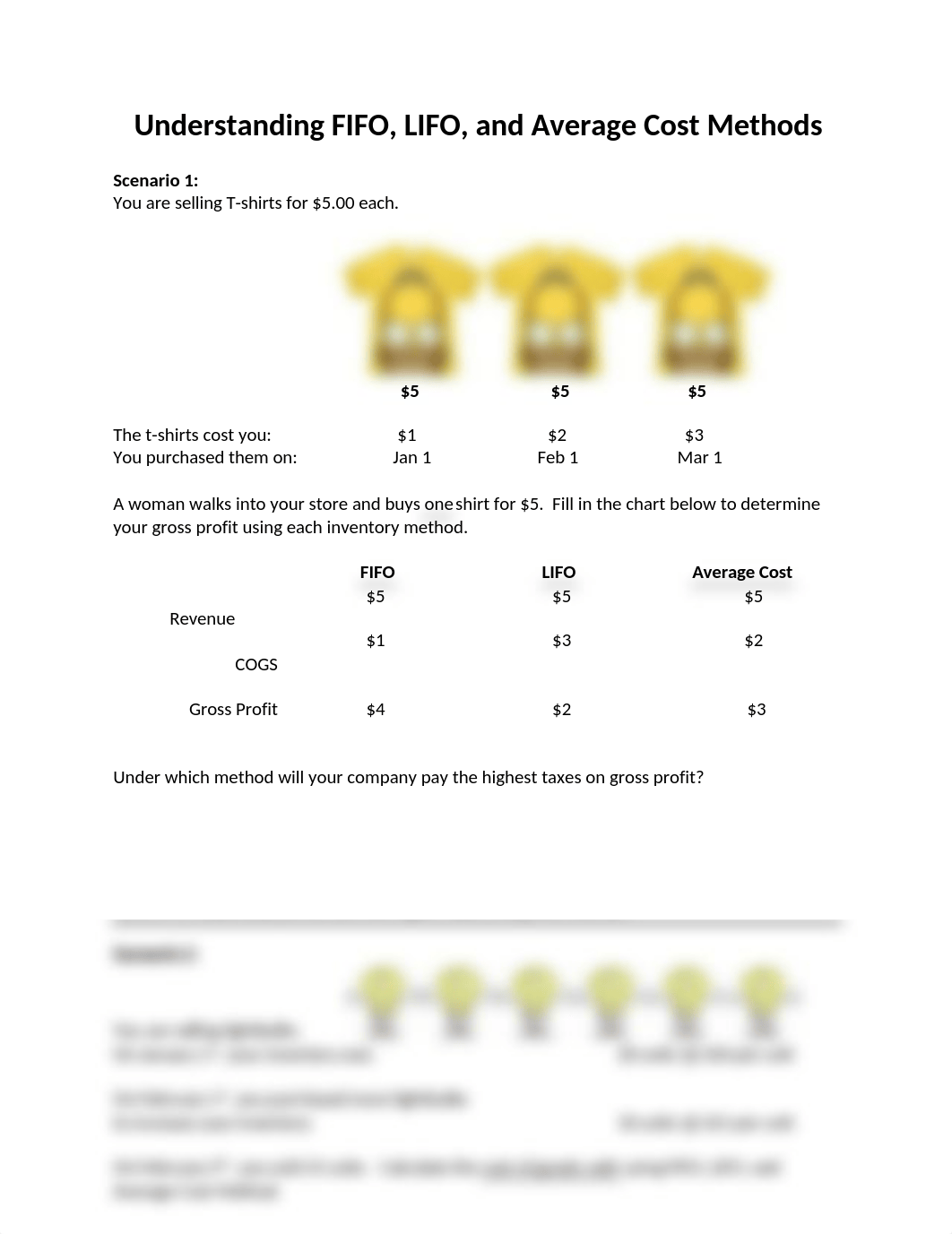 FIFO, LIFO, Average Cost Exercise.docx_d4oycaj24n4_page1