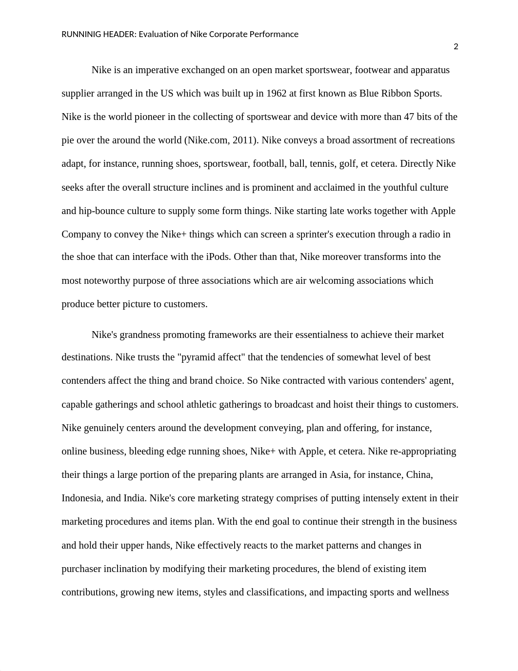 Evaluation of Nike Corporate Performance 18.docx_d4oytwxko08_page2