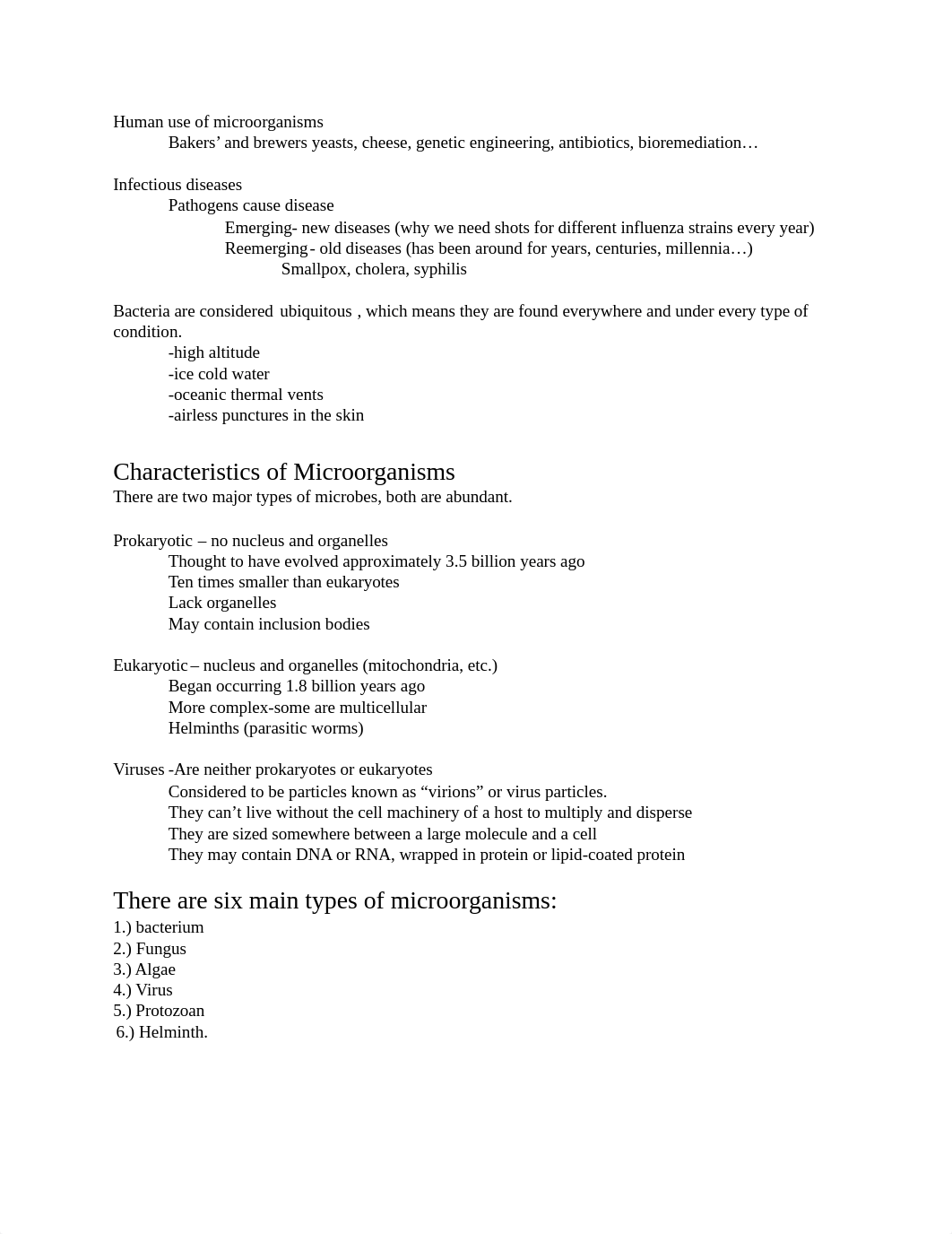 BIOS 2460 Chapter 1 The Main Themes of Microbiology.docx_d4p0ygpt849_page2